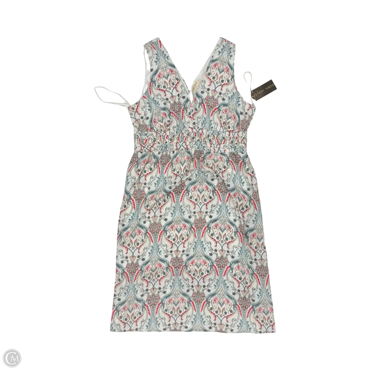 Dress Casual Maxi By Clothes Mentor In Blue & White, Size: Xl