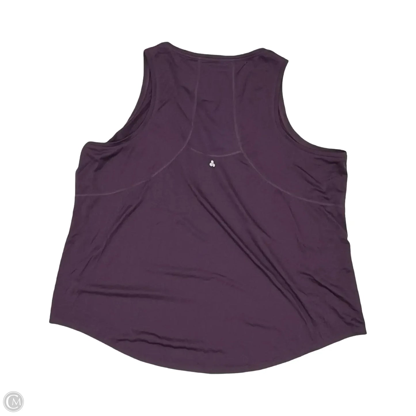 Athletic Tank Top By Tek Gear In Purple, Size: 3x