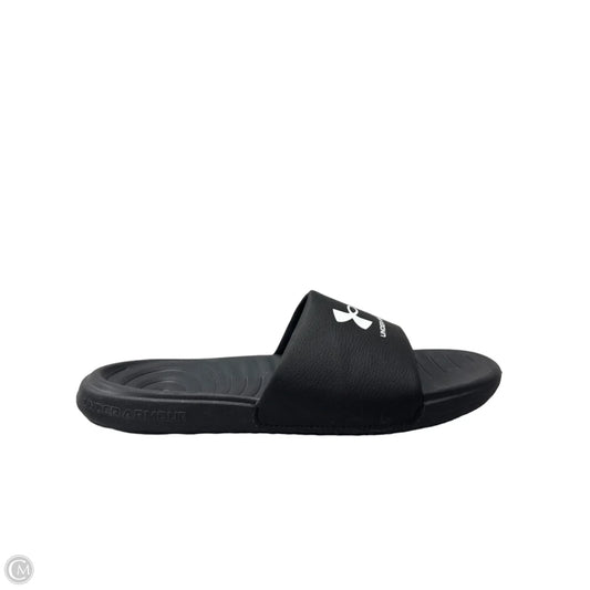 Sandals Sport By Under Armour In Black, Size: 9