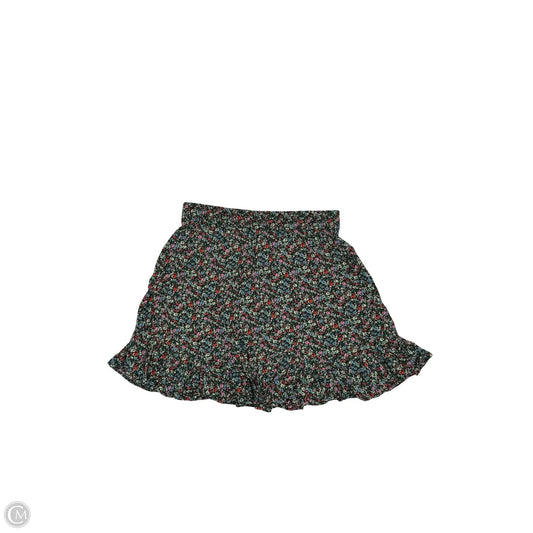 Skirt Mini & Short By Loft In Floral Print, Size: L
