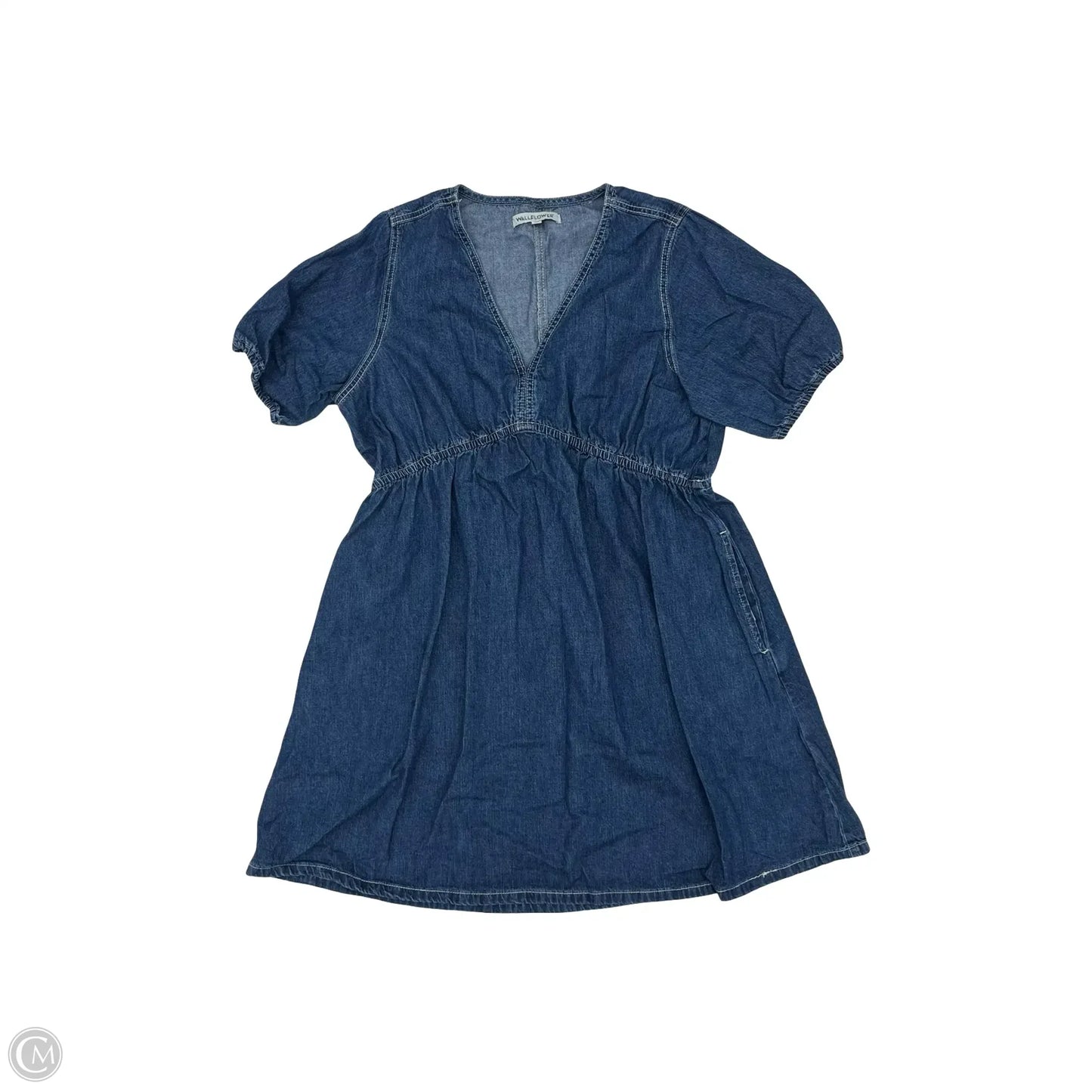 Dress Casual Short By Wallflower In Blue Denim, Size: L