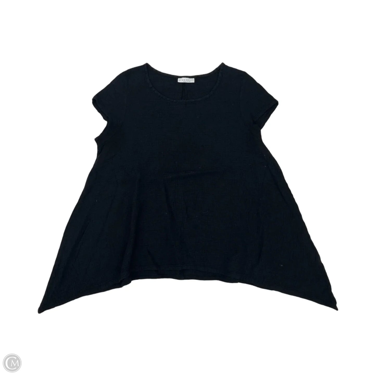 Top Short Sleeve By Bryn Walker In Black, Size: L
