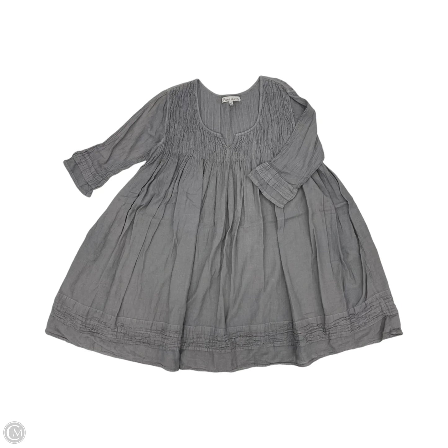 Dress Casual Short By Cmc In Grey, Size: Xl