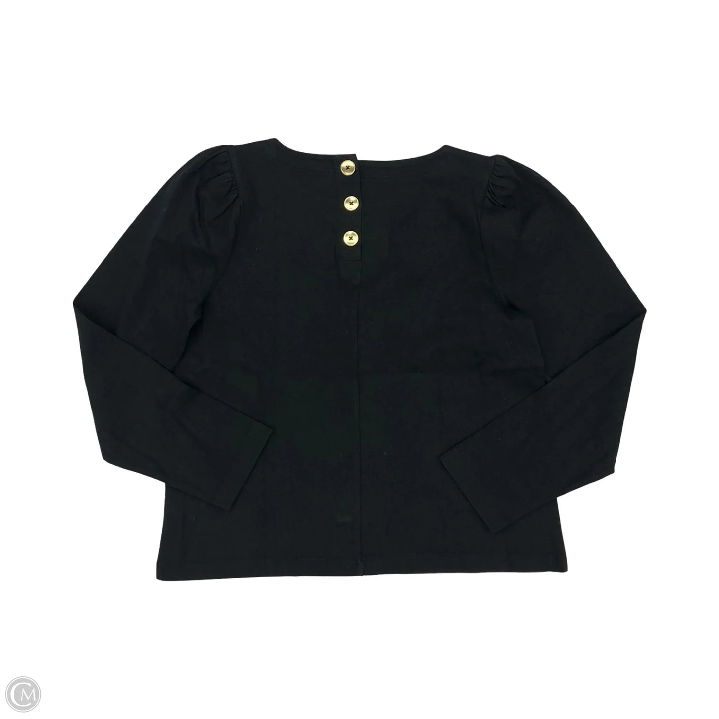 Top Long Sleeve By J. Crew In Black, Size: M