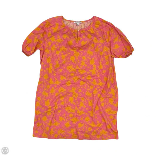 Dress Casual Short By Free Assembly In Orange & Pink, Size: L