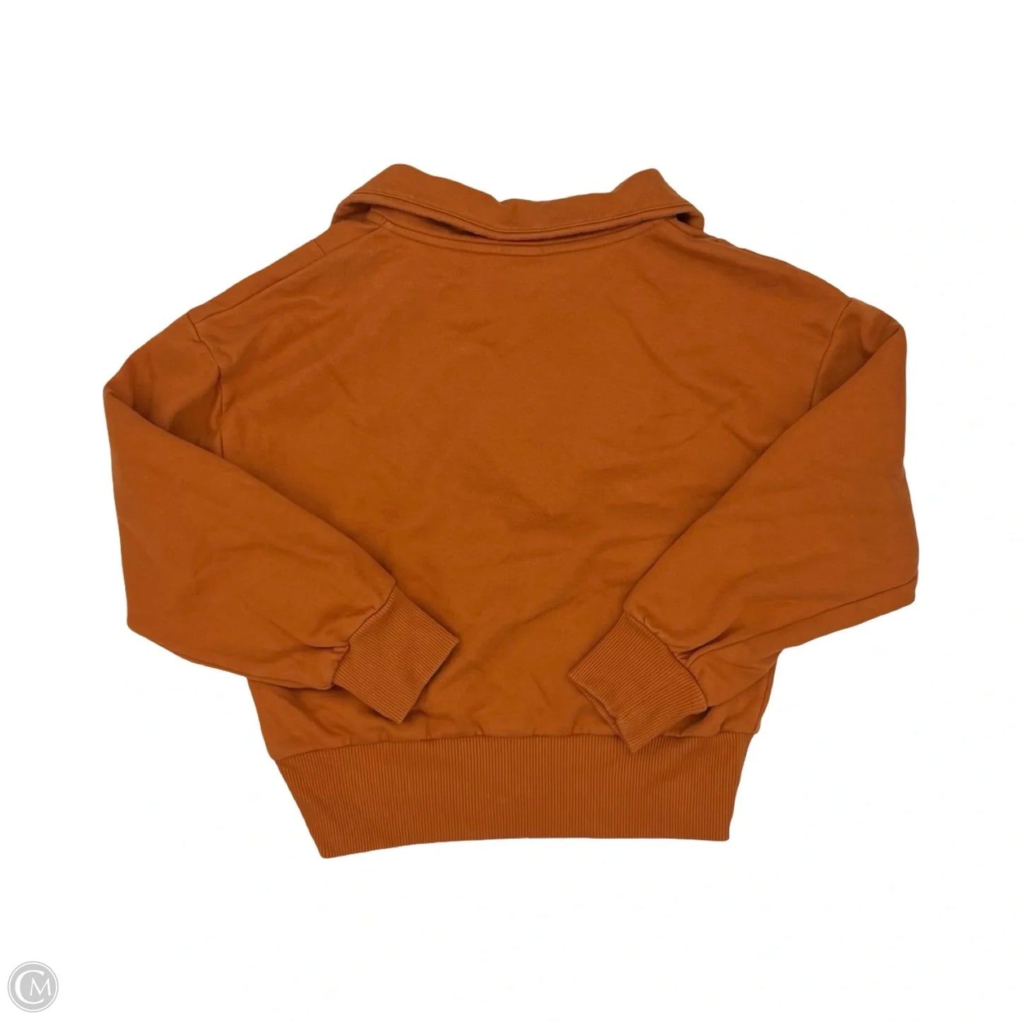 Sweatshirt Collar By A New Day In Orange, Size: S