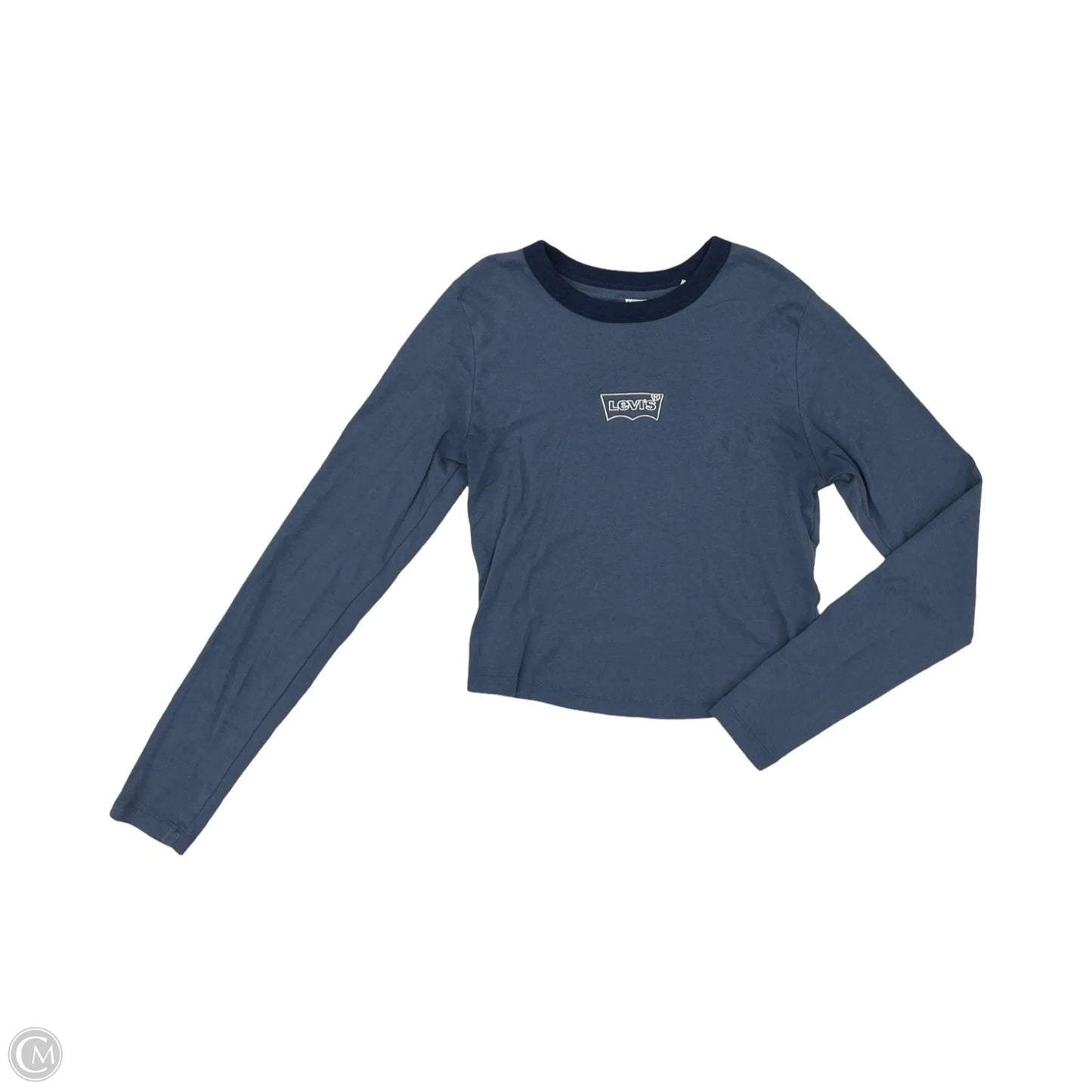Top Long Sleeve By Levis In Blue, Size: S
