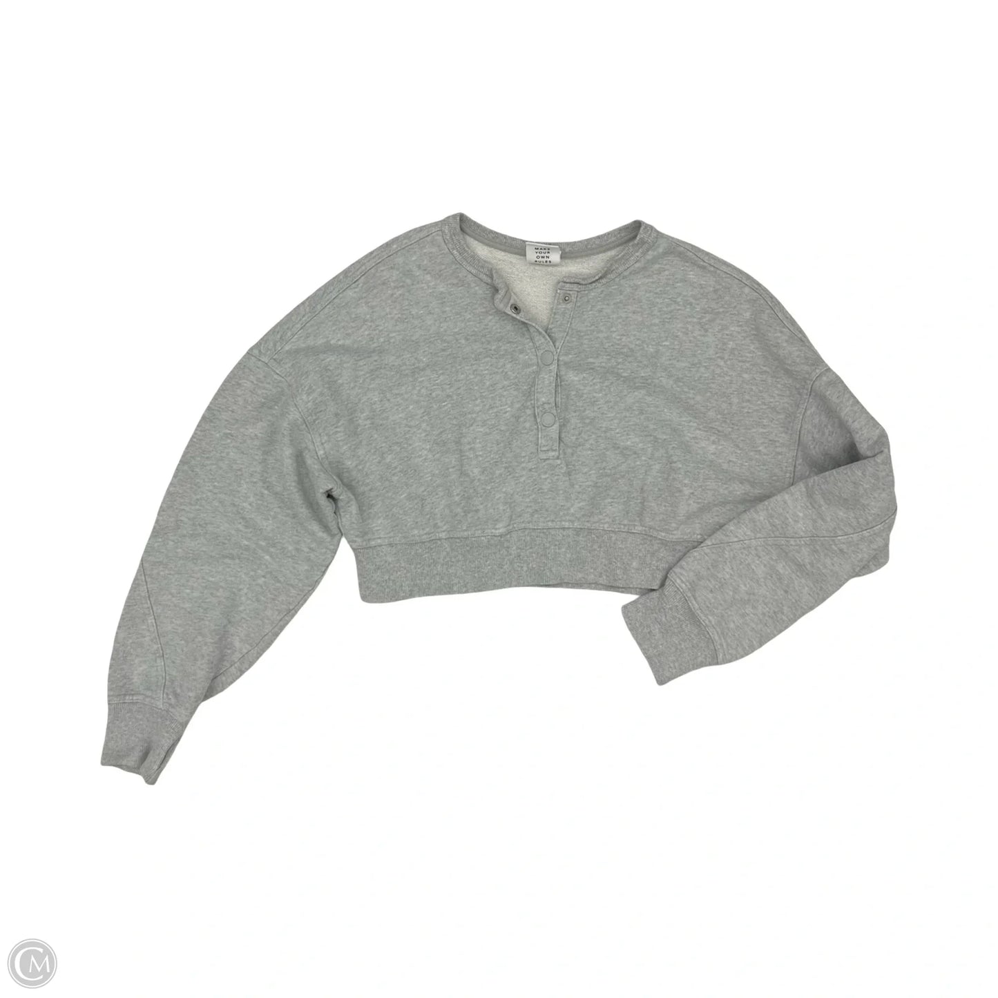 Sweatshirt Crewneck By Aerie In Grey, Size: Xs