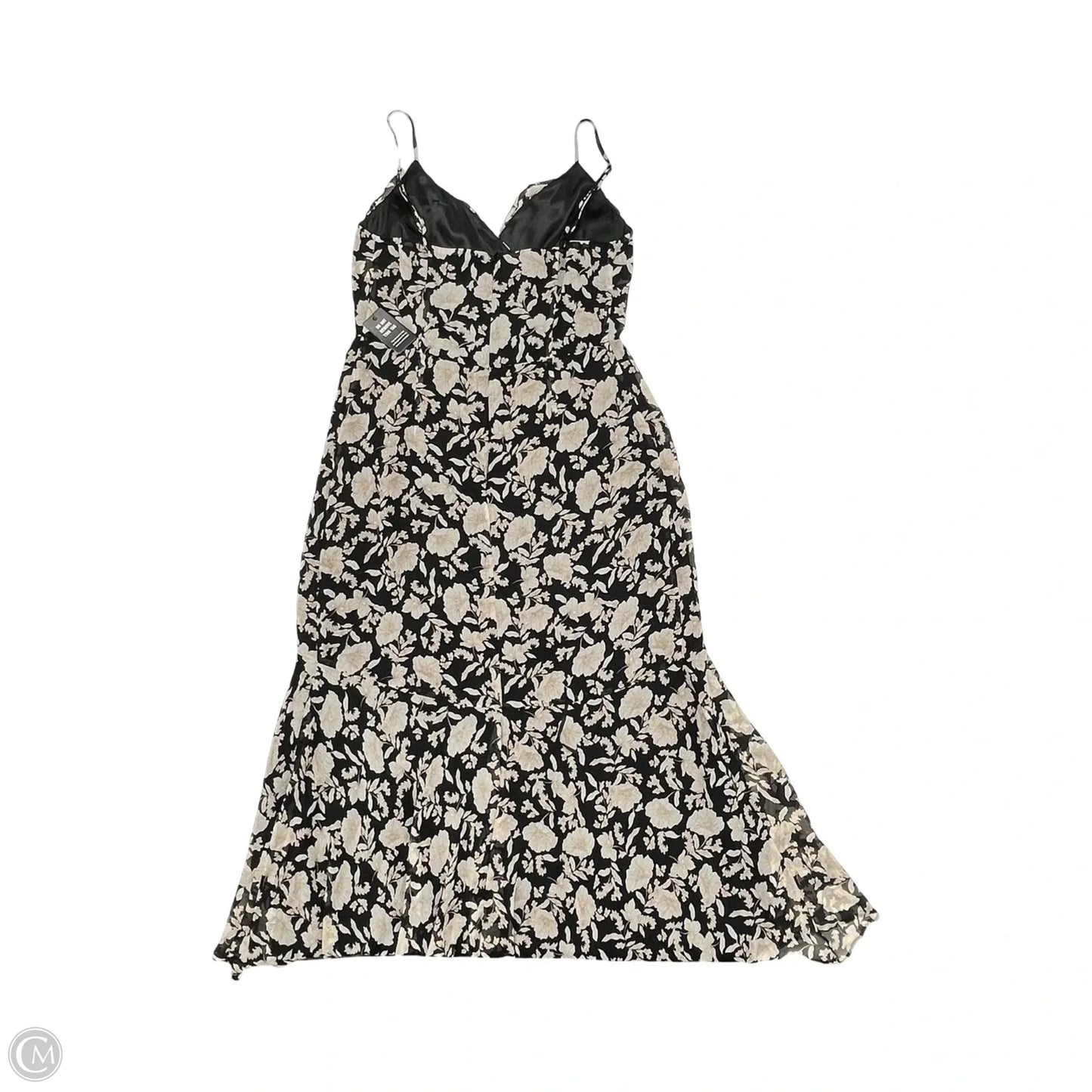 Dress Party Midi By Express In Black & Tan, Size: M