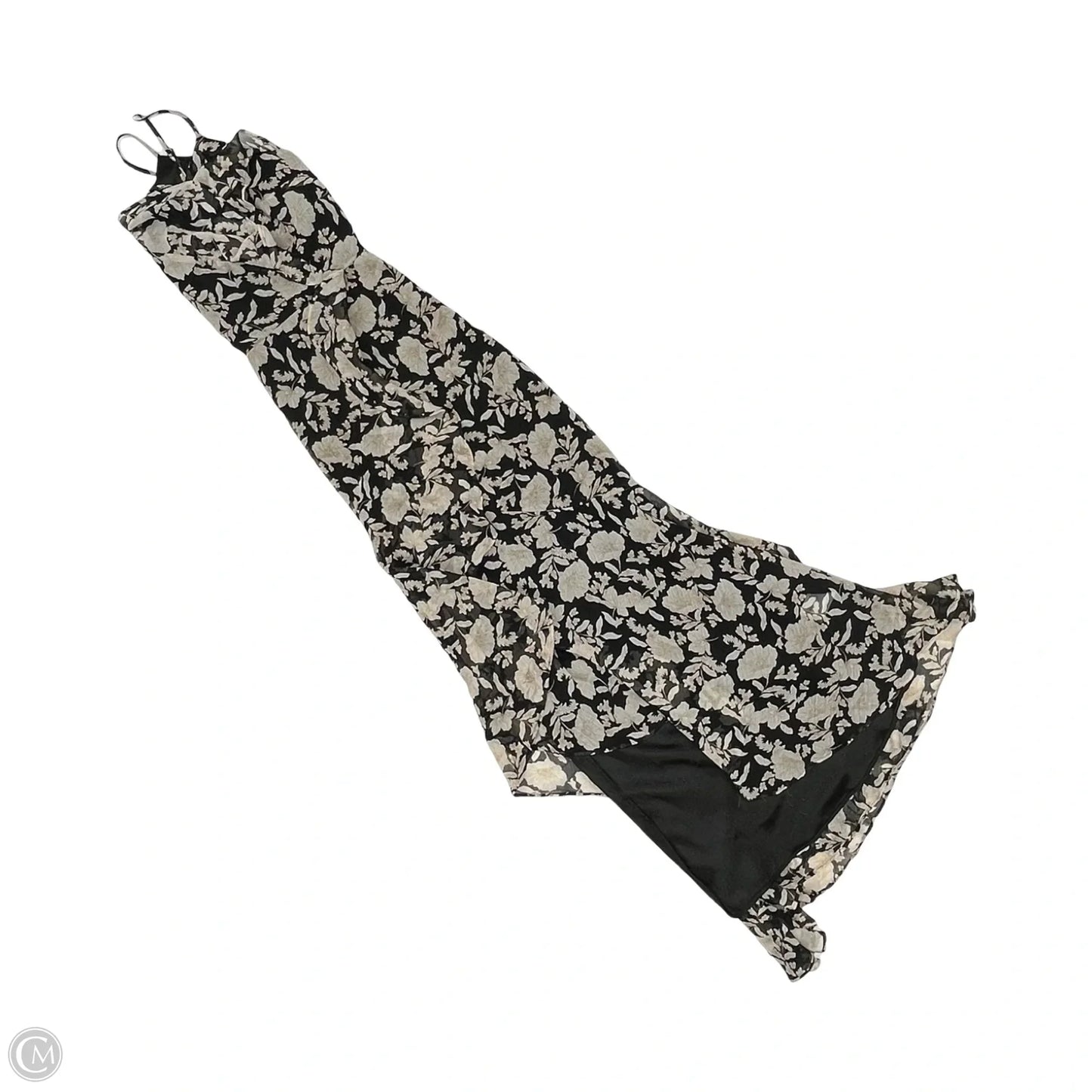 Dress Party Midi By Express In Black & Tan, Size: M