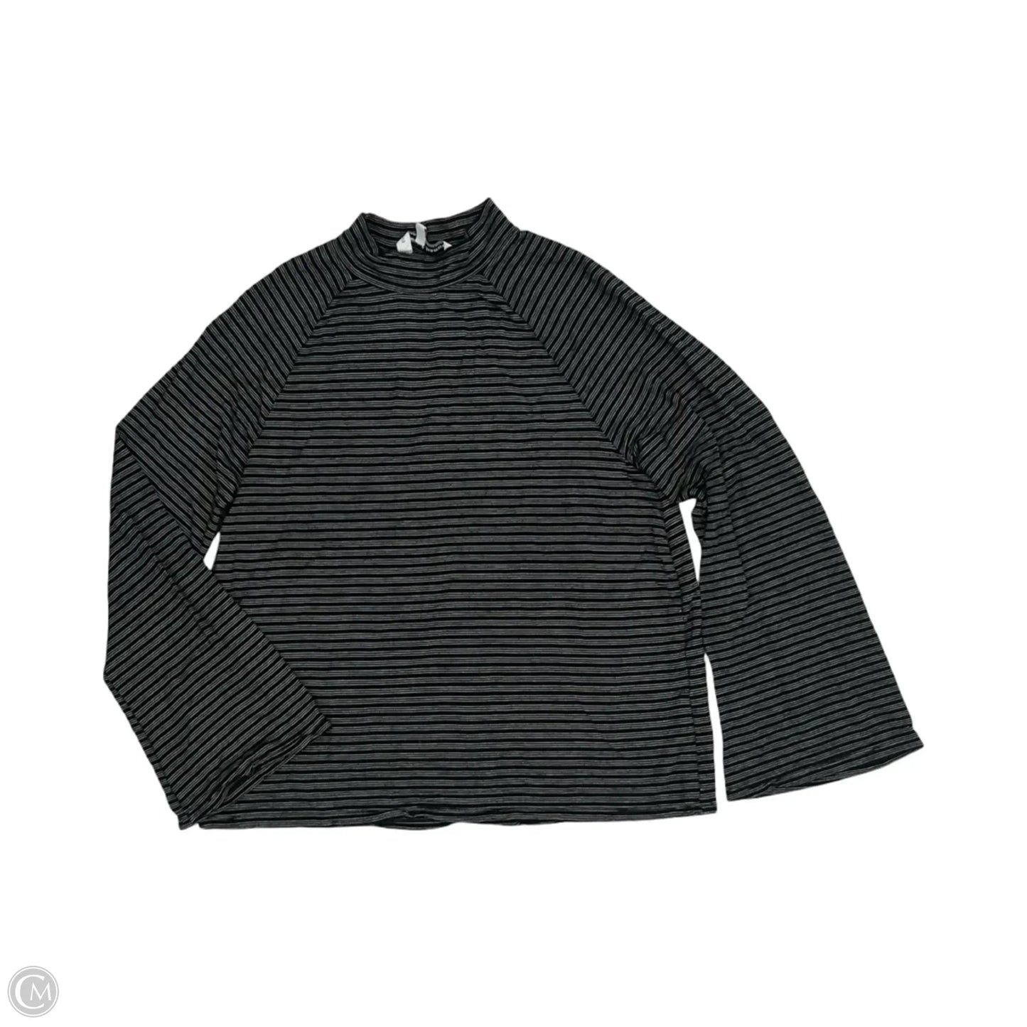 Top Long Sleeve By Cupcakes And Cashmere In Black & White, Size: S