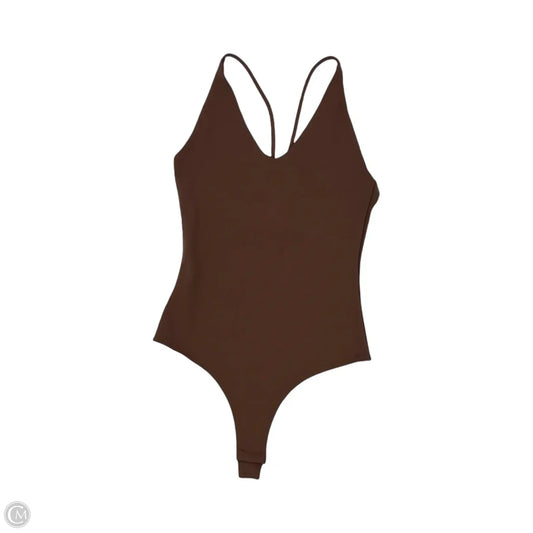 Bodysuit By H&m In Brown, Size: Xs