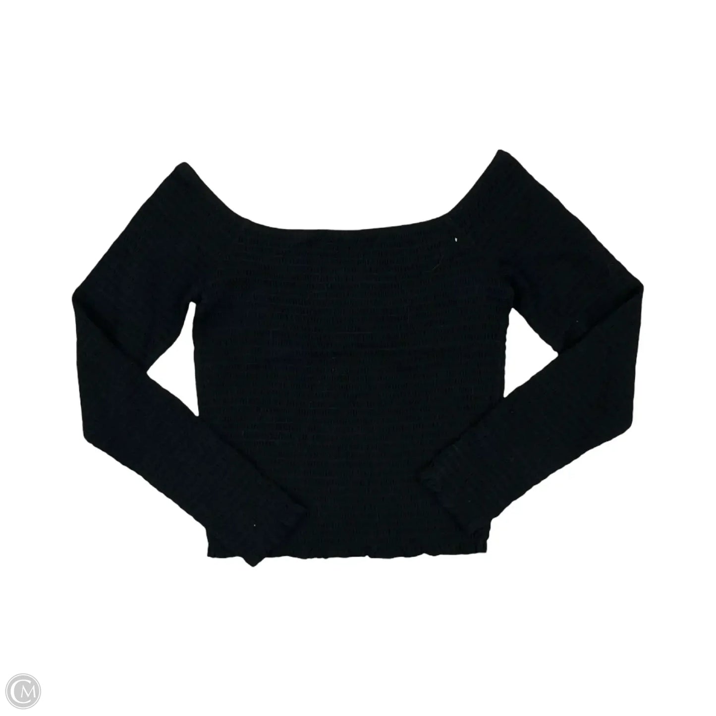 Top Long Sleeve By Bp In Black, Size: S