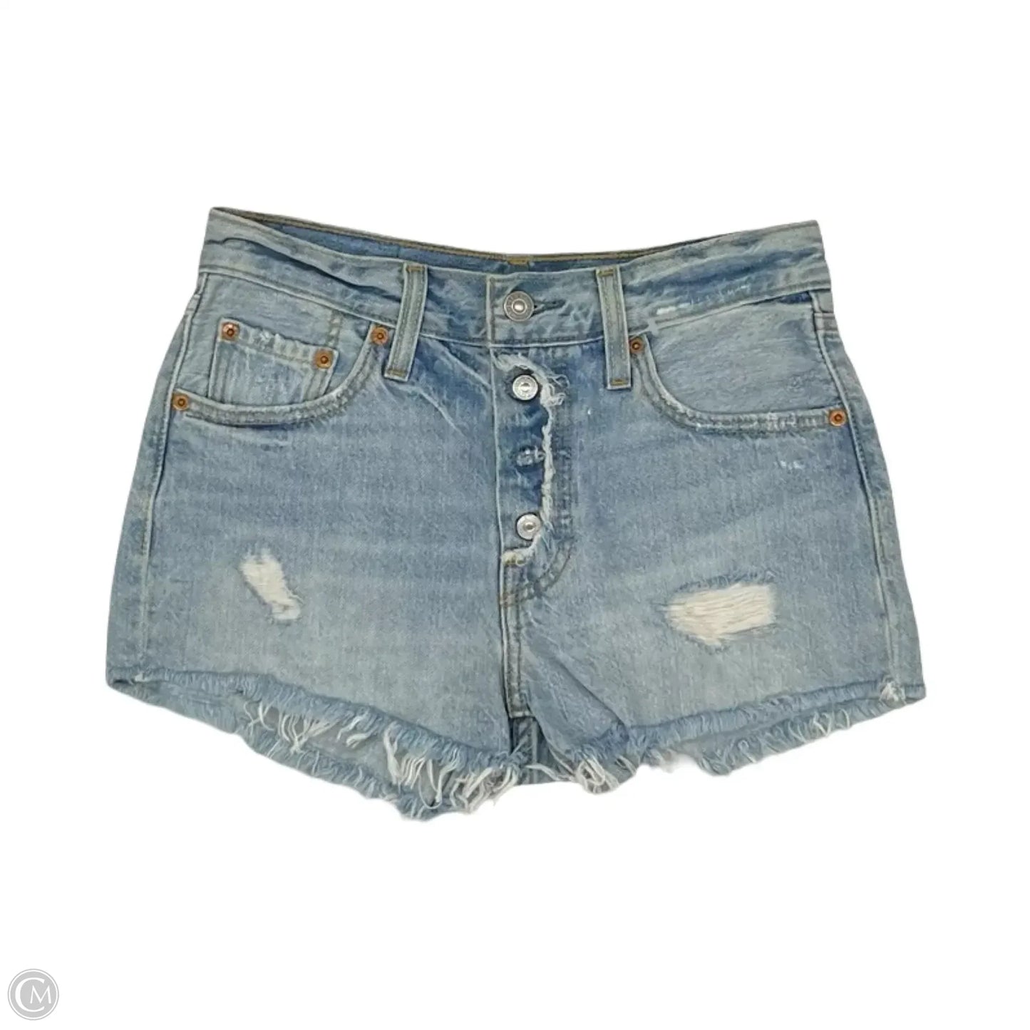 Shorts By Levis In Blue Denim, Size: 0