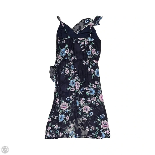 Dress Party Long By Clothes Mentor In Navy, Size: Lp