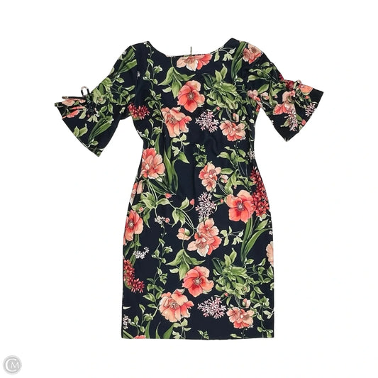 Dress Designer By Karl Lagerfeld In Floral Print, Size: 8