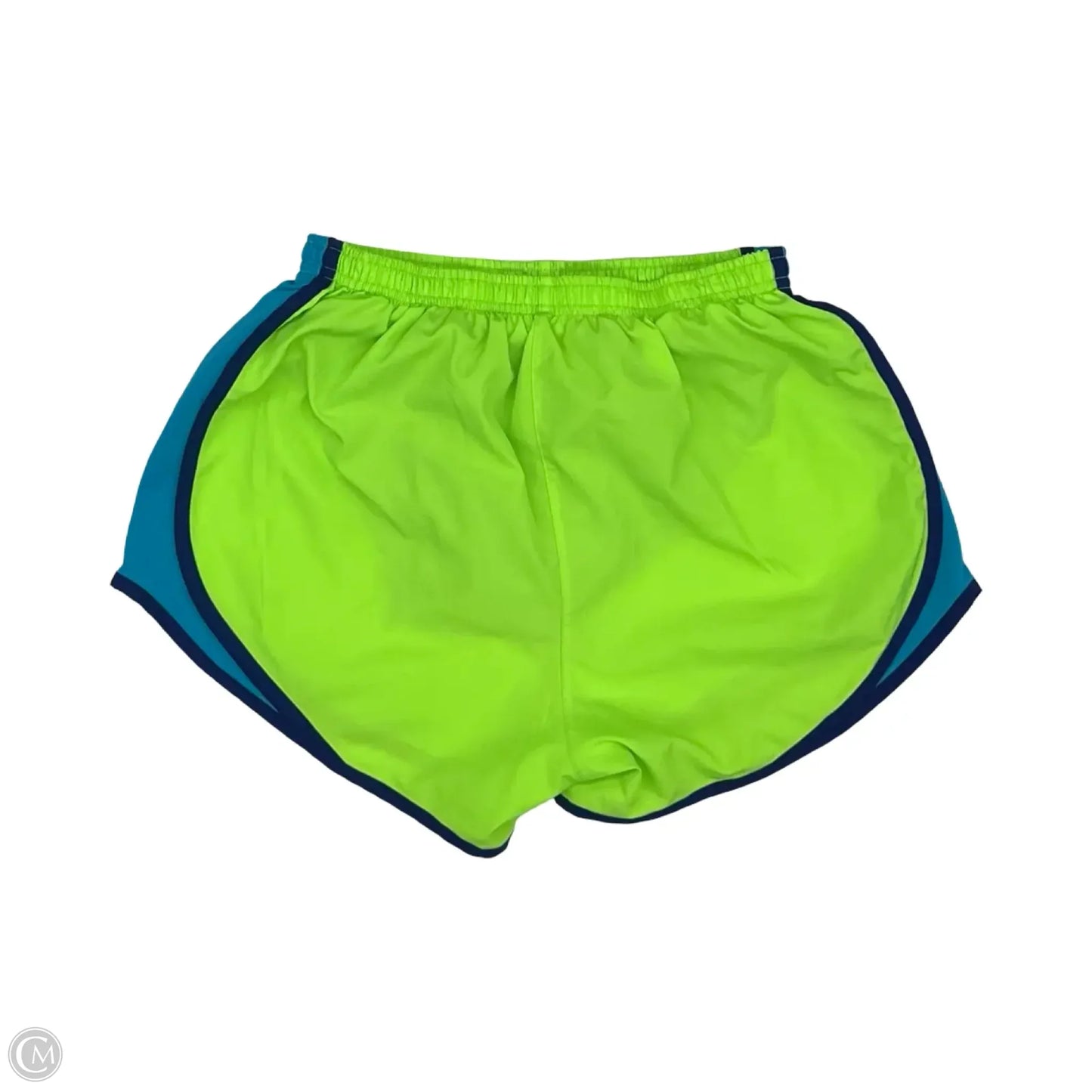 Athletic Shorts By Nike Apparel In Blue & Green, Size: S