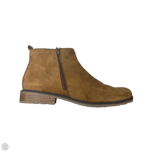 Boots Ankle Flats By Sonoma In Tan, Size: 10