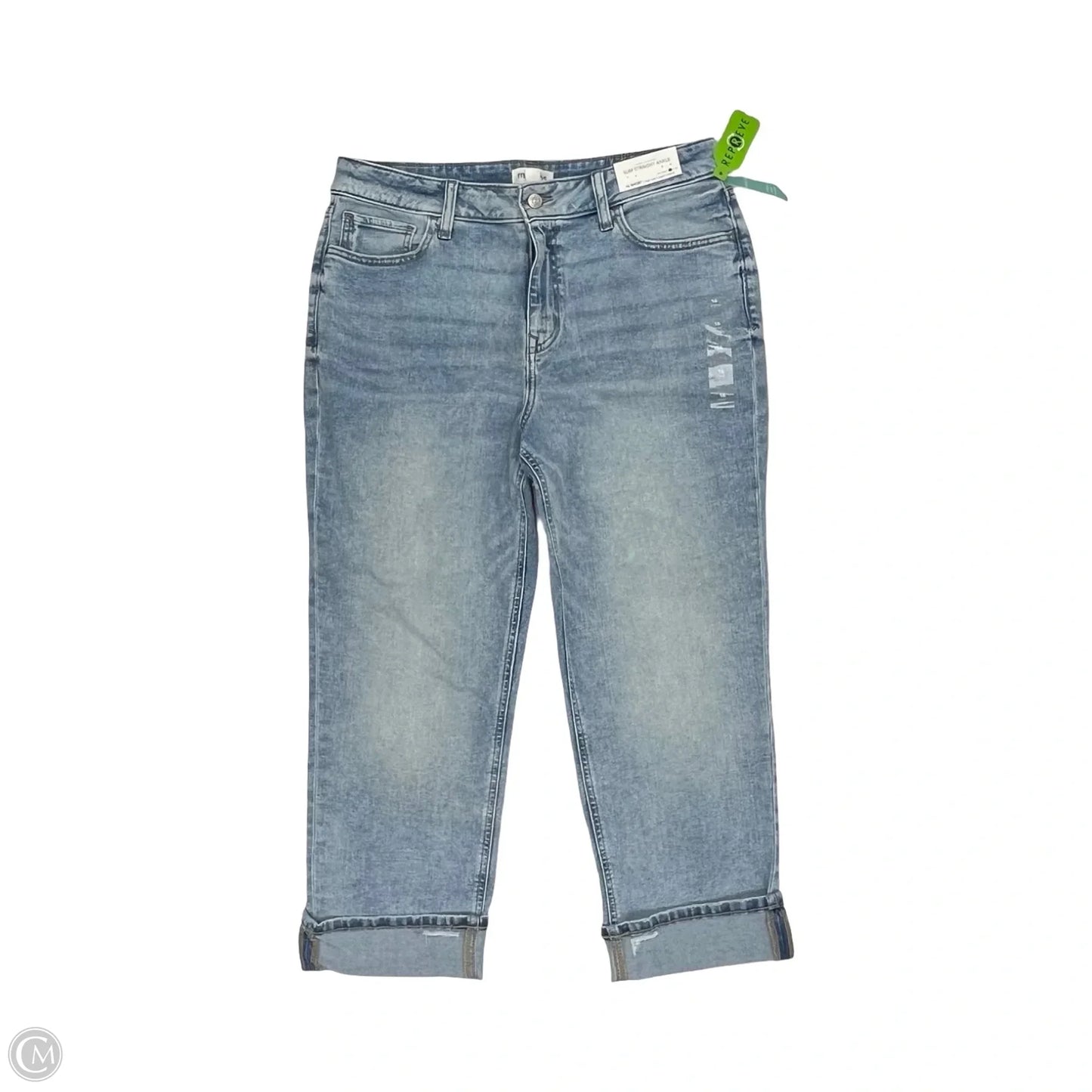 Jeans Straight By Maurices In Blue Denim, Size: 16