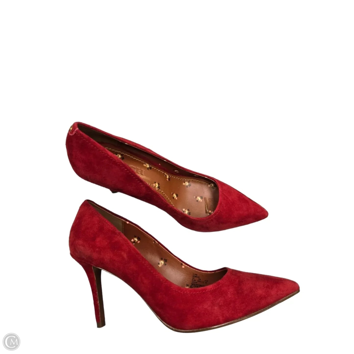 Shoes Designer By Coach In Red, Size: 9.5