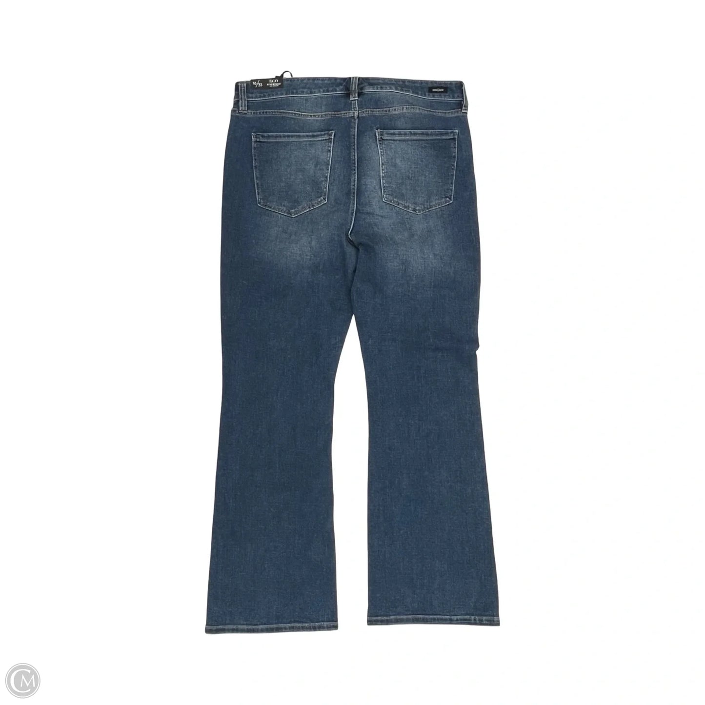 Jeans Boot Cut By Liverpool In Blue Denim, Size: 16