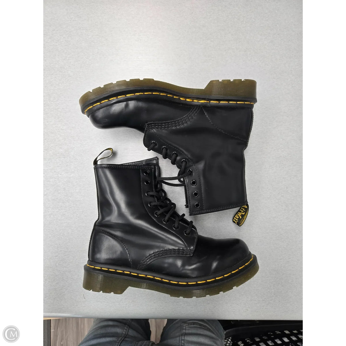 Boots Combat By Dr Martens In Black, Size: 7