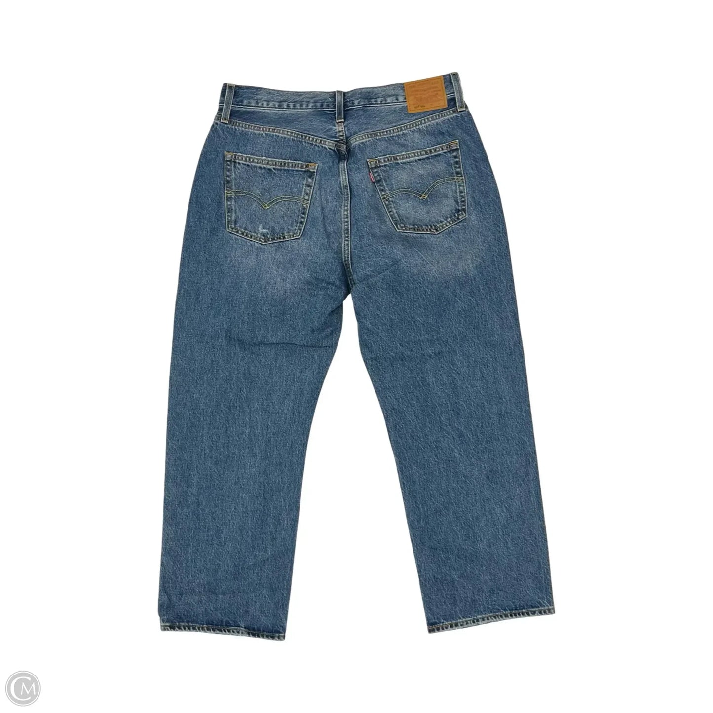 Jeans Straight By Levis In Blue Denim, Size: 0