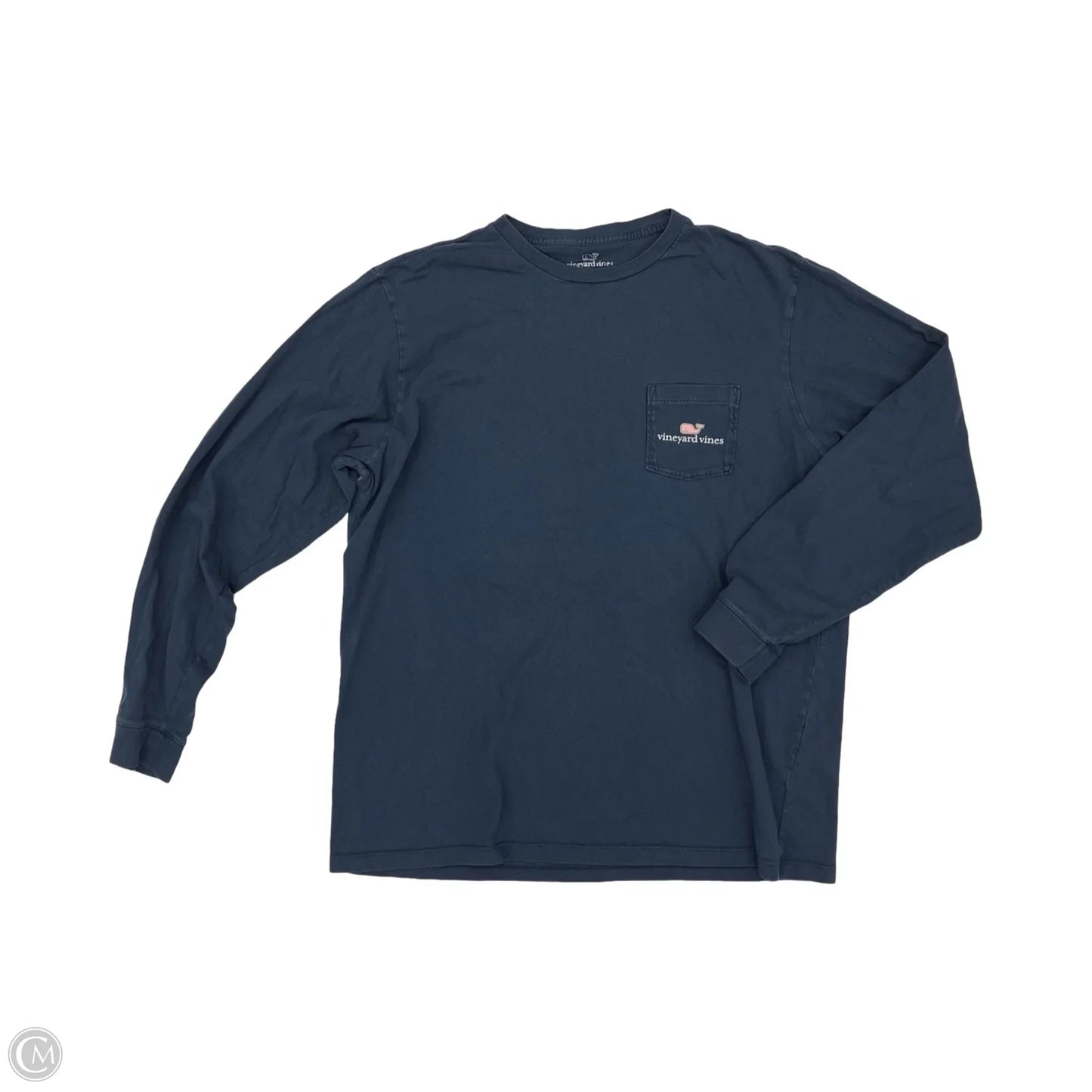 Top Long Sleeve By Vineyard Vines In Navy, Size: L