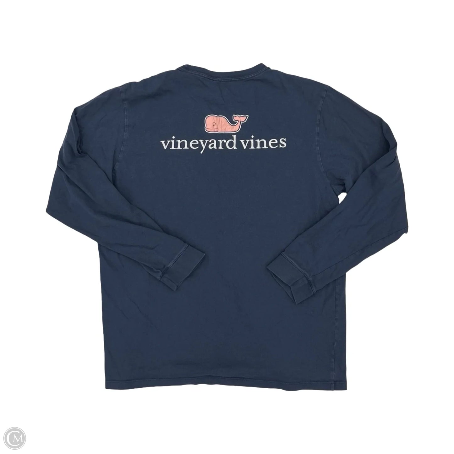 Top Long Sleeve By Vineyard Vines In Navy, Size: L