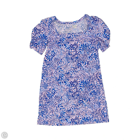 Dress Designer By Lilly Pulitzer In Blue & Pink, Size: Xl