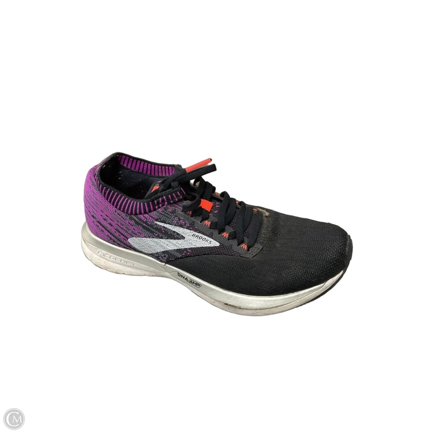 Shoes Athletic By Brooks In Black & Purple, Size: 8