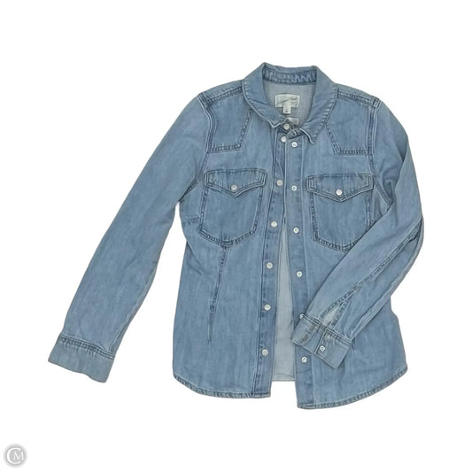 Jacket Denim By Universal Thread In Blue Denim, Size: S