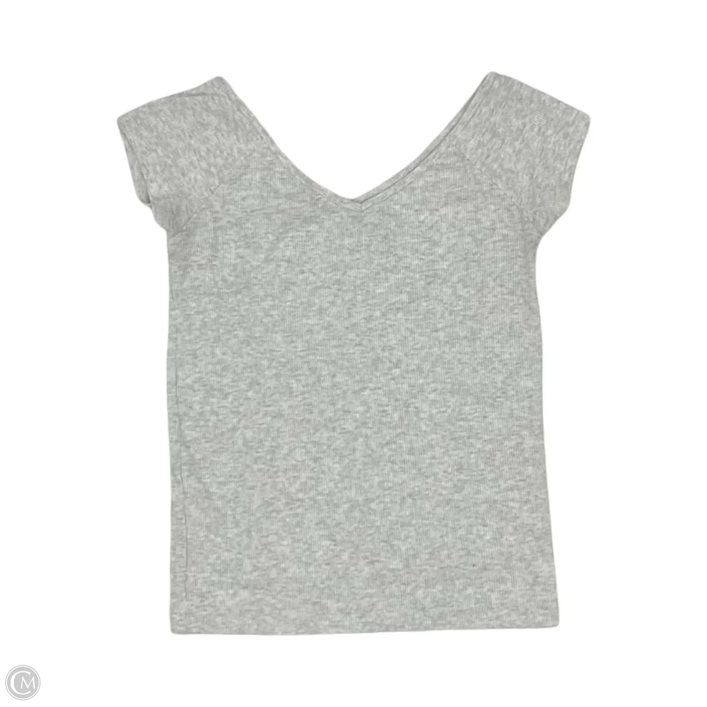 Top Short Sleeve Basic By American Eagle In Grey, Size: Xs