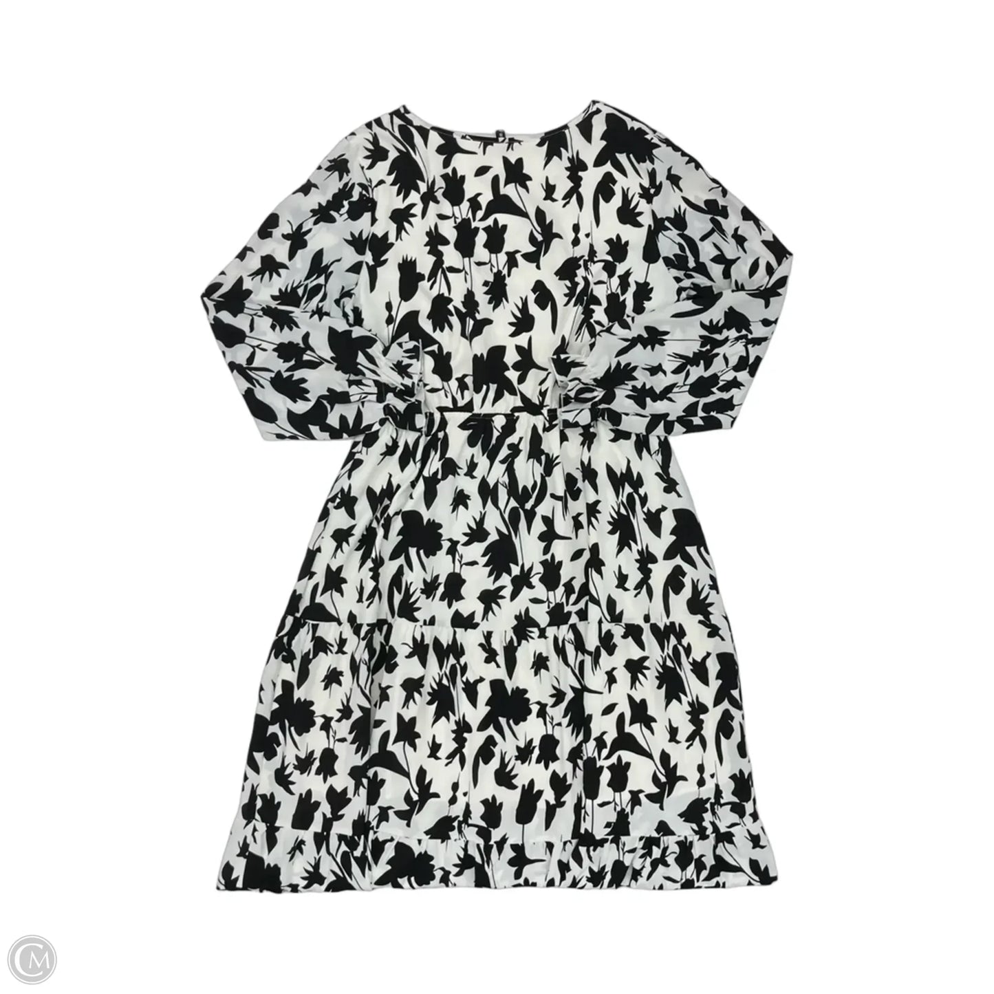 Dress Party Midi By Cme In Black & White, Size: Xl