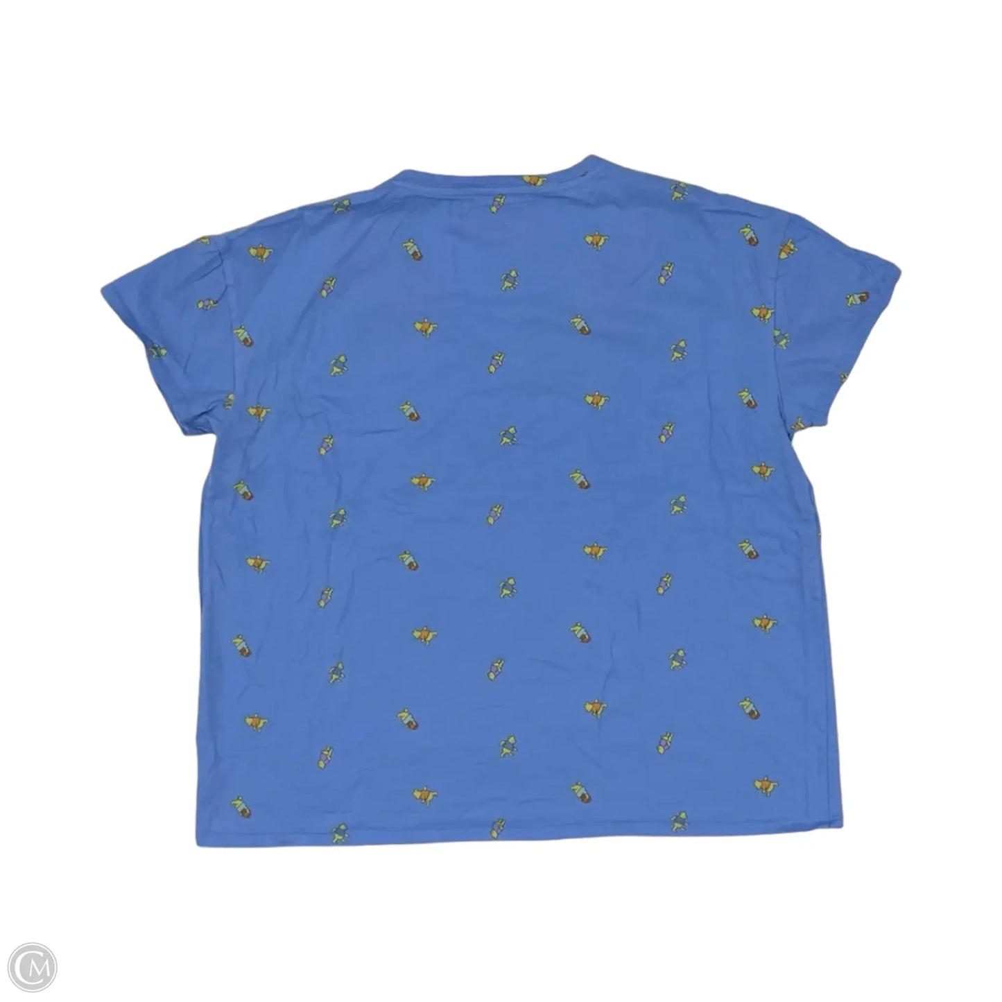 Top Short Sleeve By Life Is Good In Blue, Size: Xl