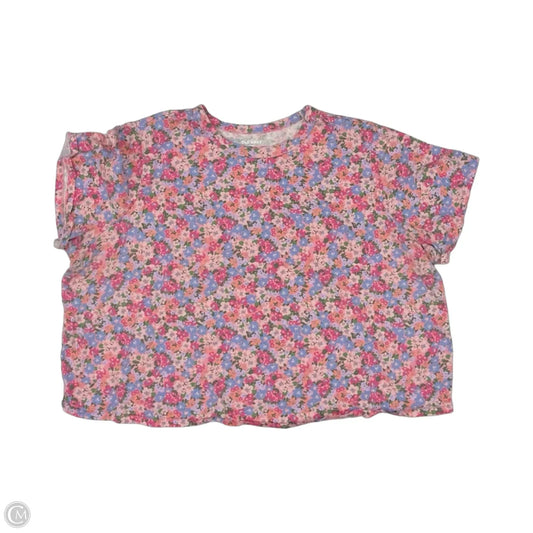 Top Short Sleeve By Old Navy In Floral Print, Size: 2x