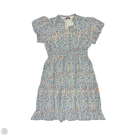 Dress Party Midi By Cme In Blue & Orange, Size: Xl