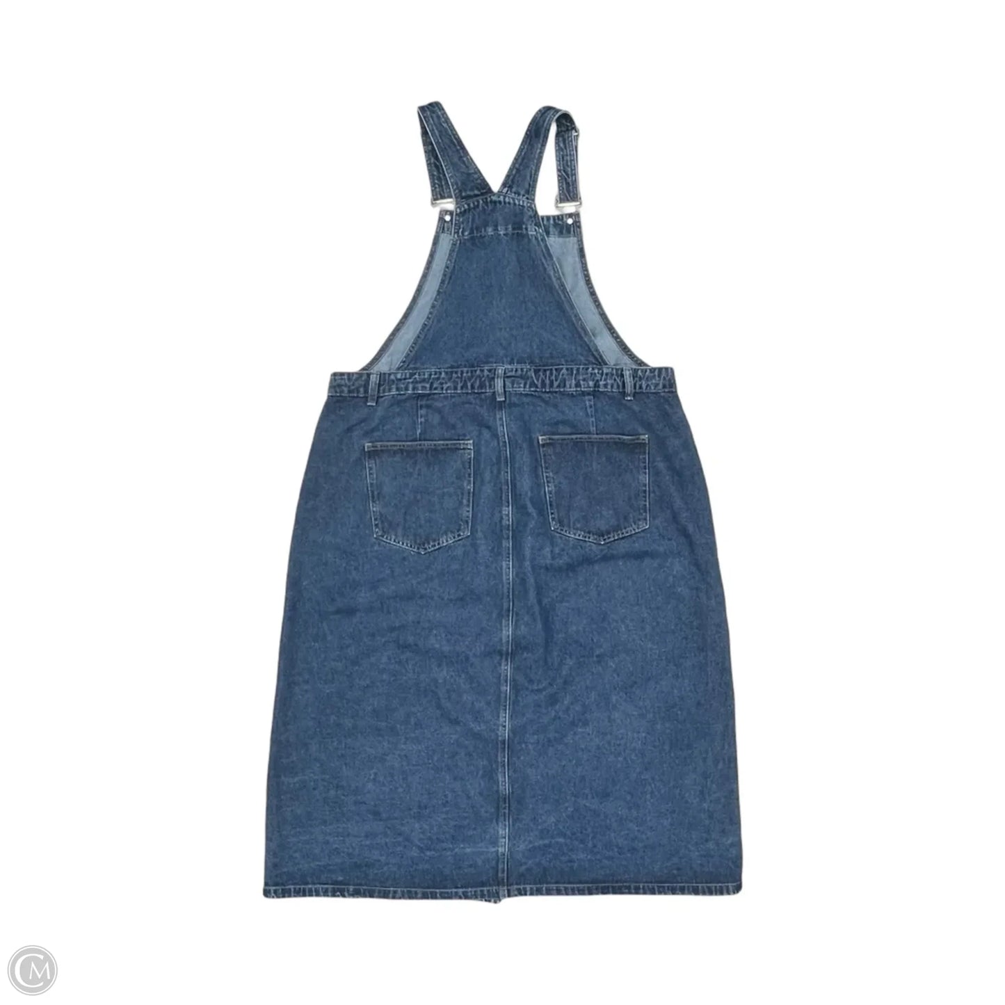 Dress Casual Midi By Shein In Blue Denim, Size: 3x