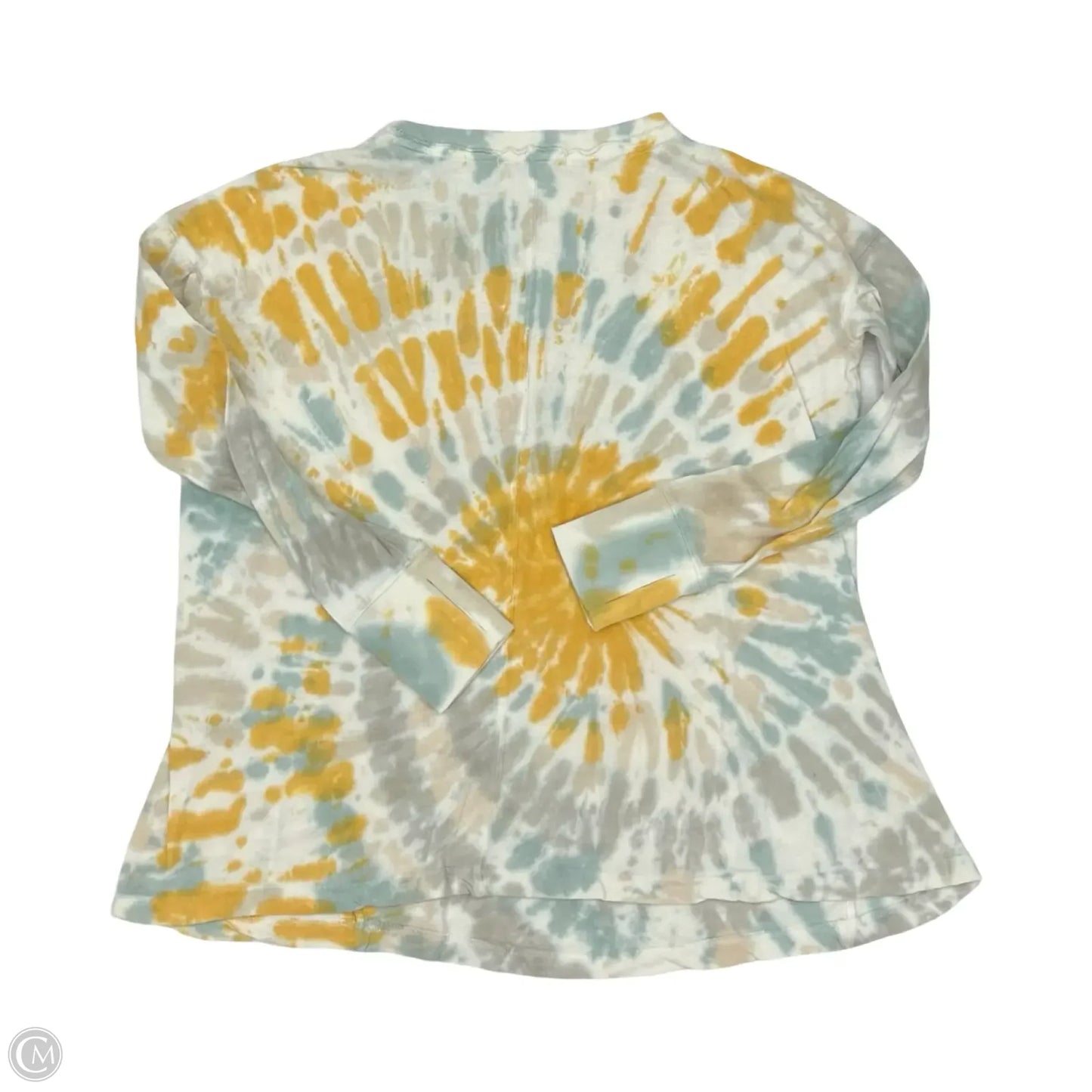 Top Long Sleeve By We The Free In Tie Dye Print, Size: Xs