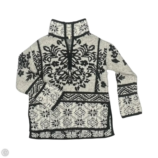 Sweater By Moth In Black & White, Size: Xxs