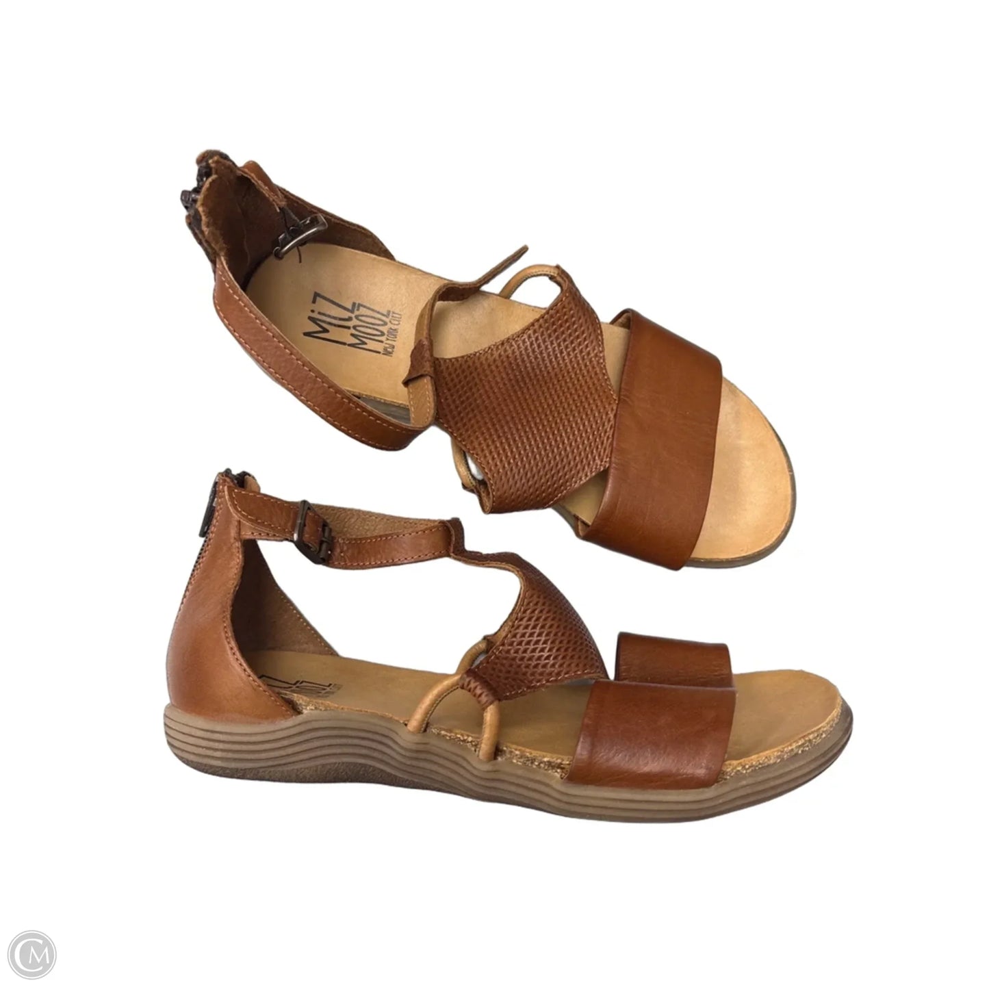 Sandals Flats By Miz Mooz In Tan, Size: 7.5