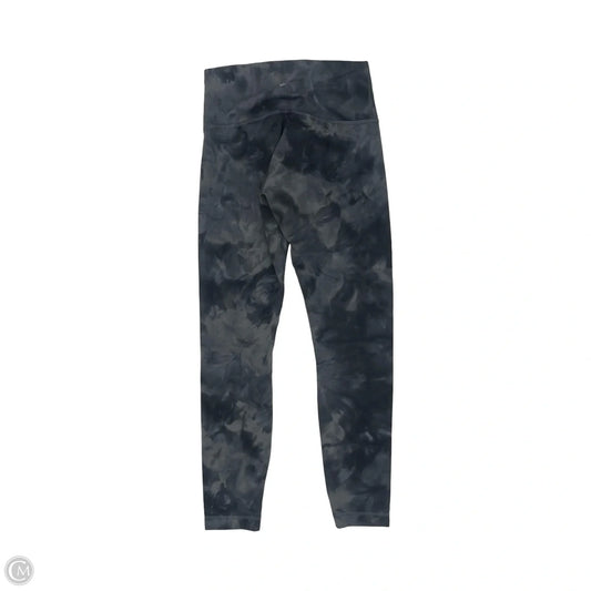 Athletic Leggings Capris By Lululemon In Black & Grey, Size: S