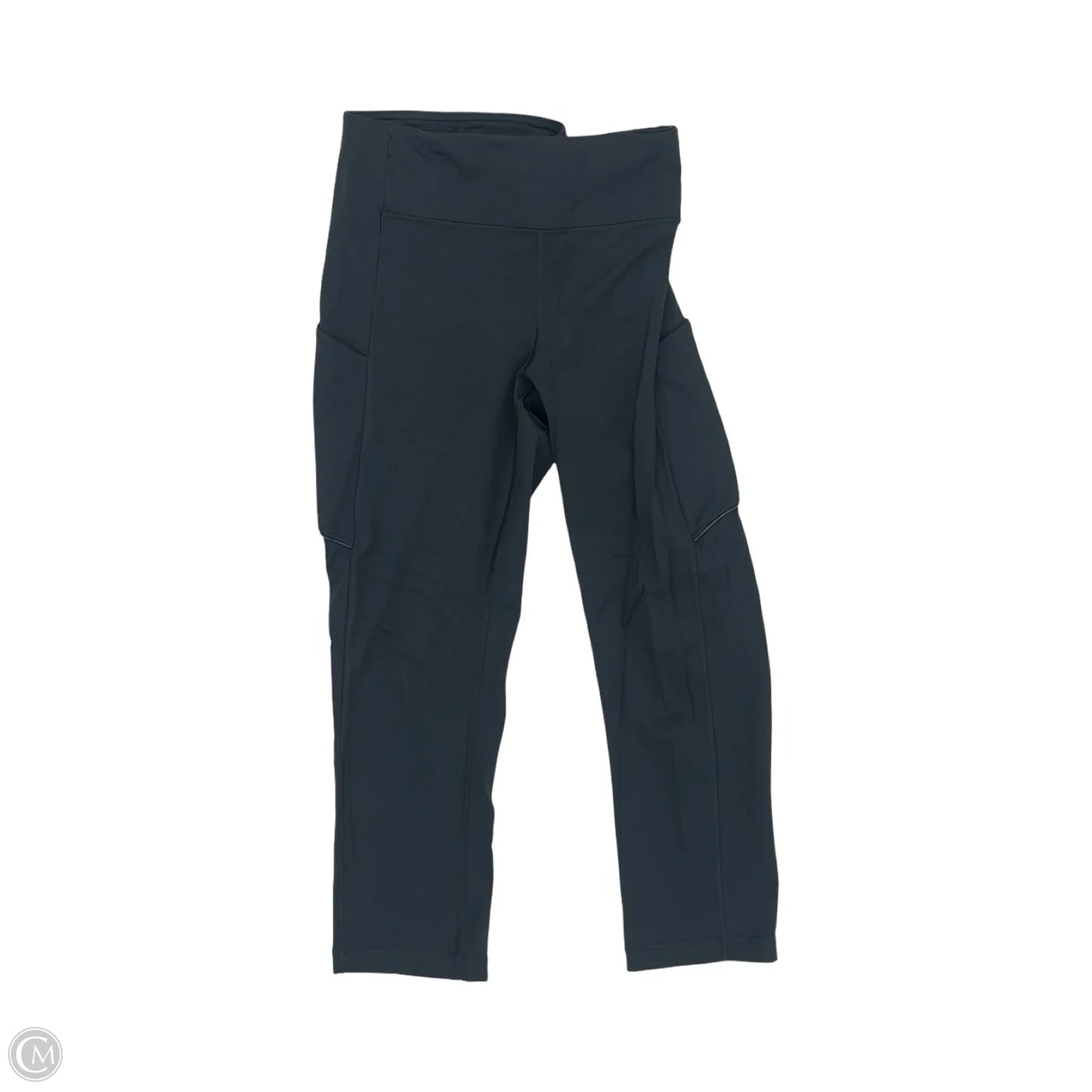 Athletic Leggings Capris By Lululemon In Grey, Size: M