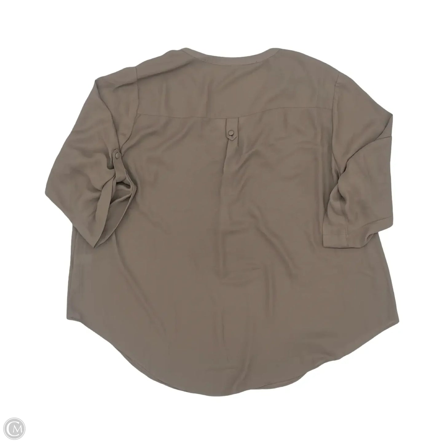 Blouse 3/4 Sleeve By Torrid In Tan, Size: 2x