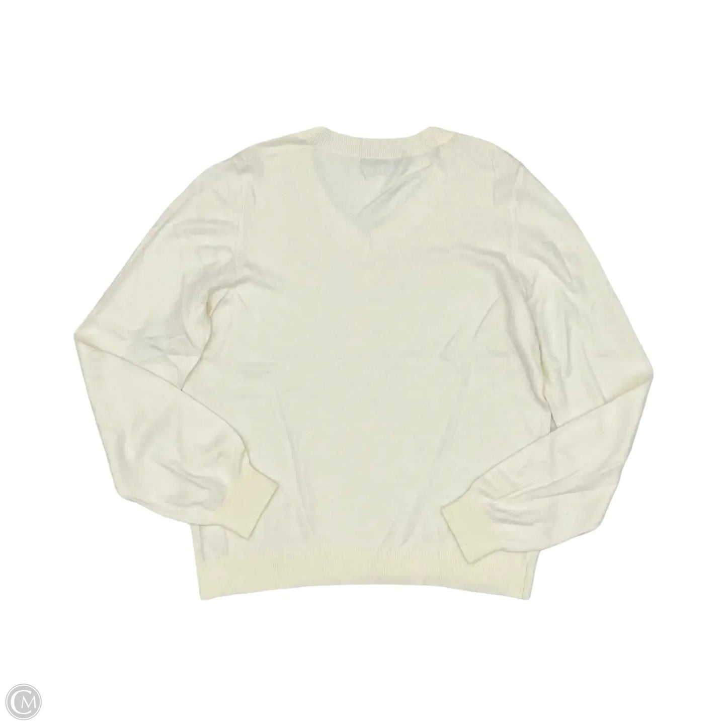 Sweater By Loft In Cream, Size: L