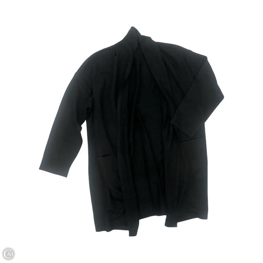 Sweater Cardigan By Loft In Black, Size: L