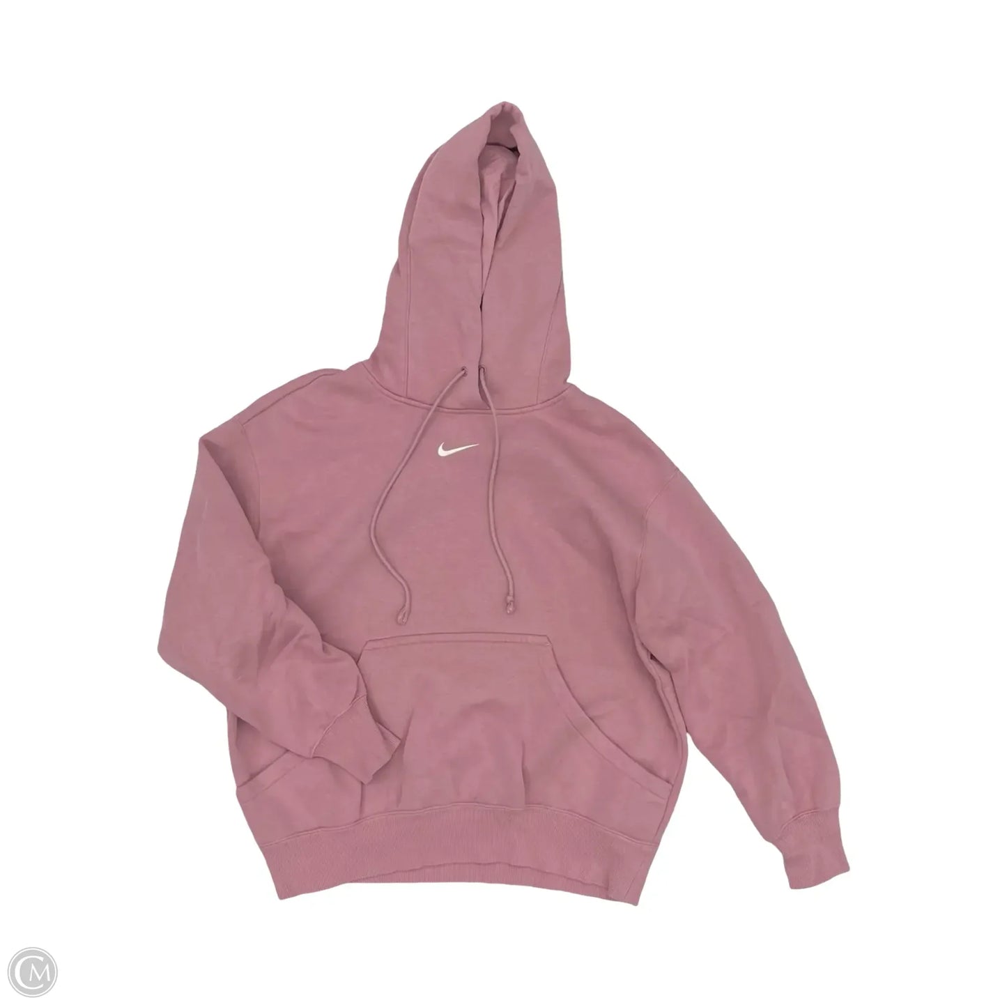 Athletic Sweatshirt Hoodie By Nike Apparel In Pink, Size: S