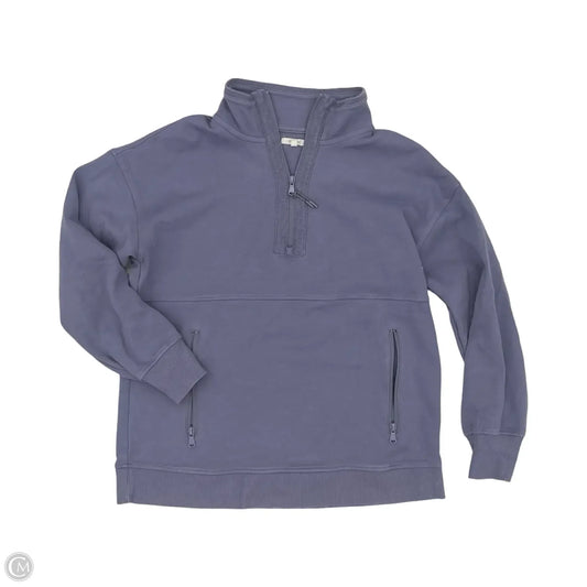Sweatshirt Collar By Maurices In Blue, Size: M