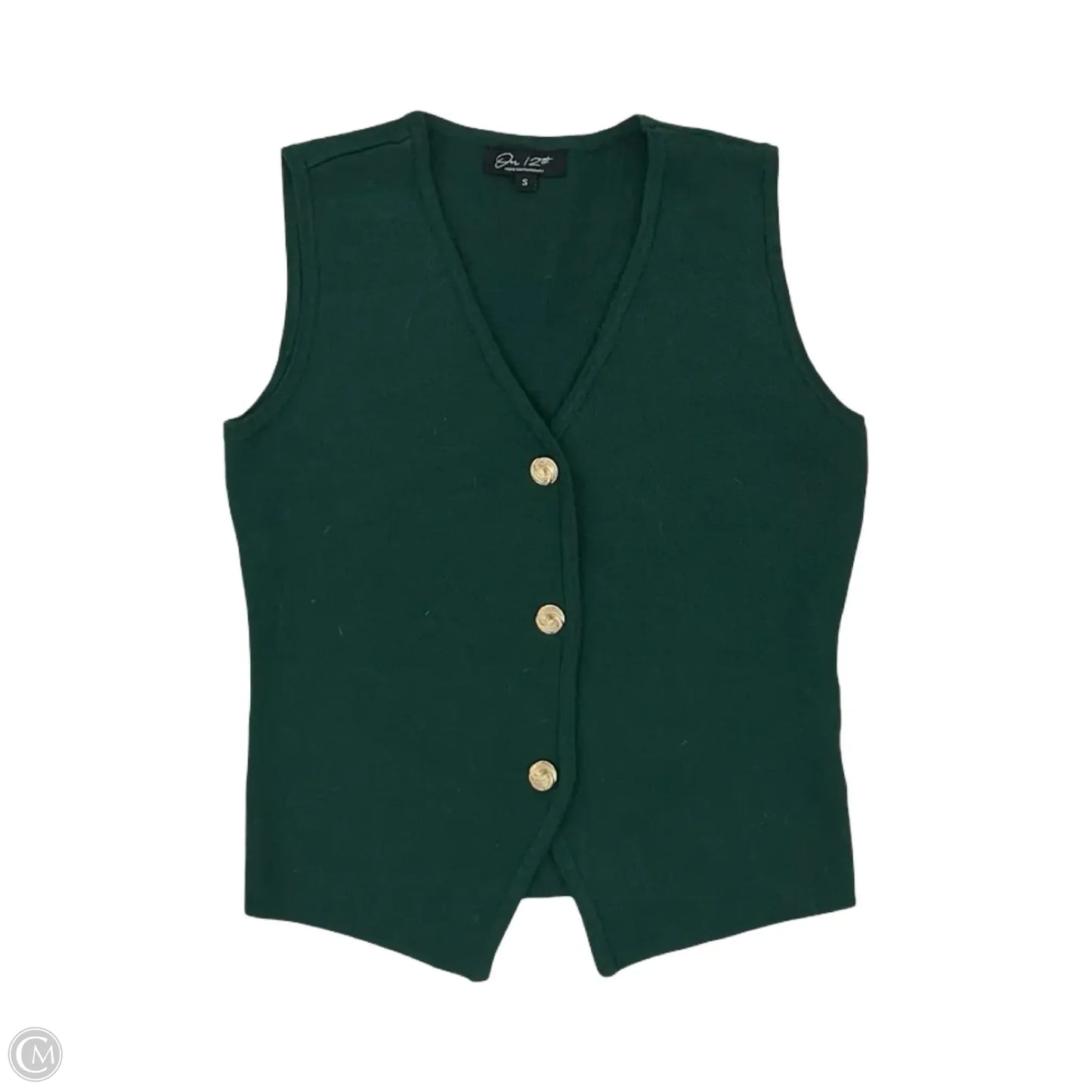 Vest Other By Clothes Mentor In Green, Size: S