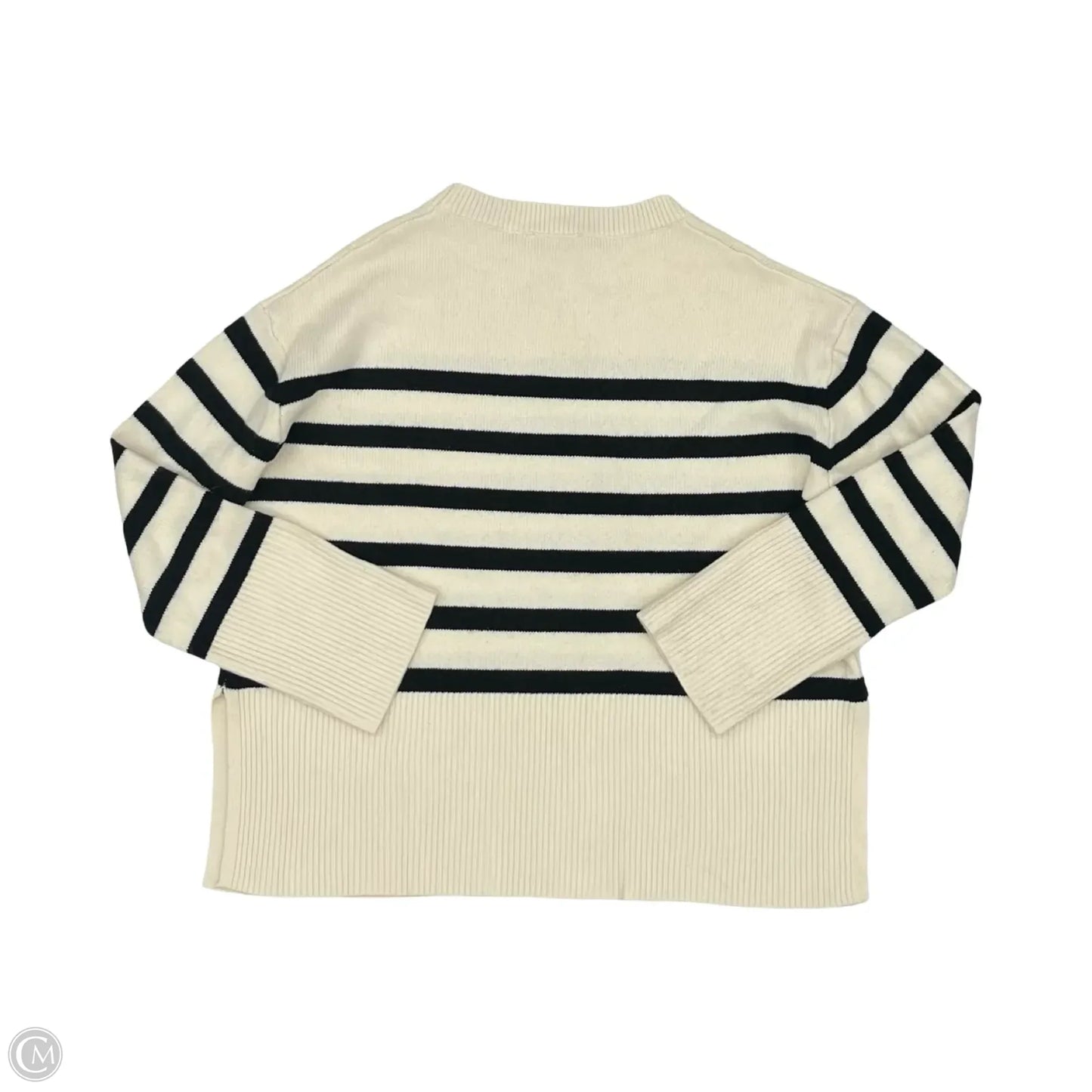 Sweater By Kirundo In Black & Cream, Size: S